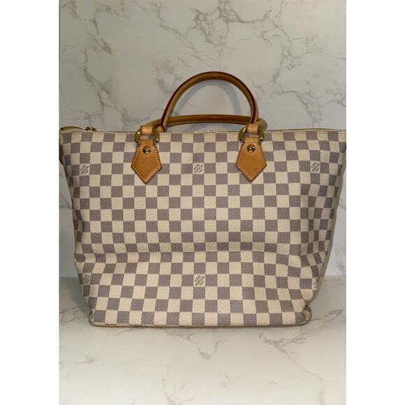 Louis Vuitton Damier Azur Saleya Bag - Excellent Condition - Picture 1 of 6